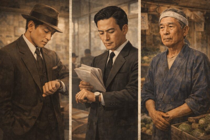 時代を映す三人の男性